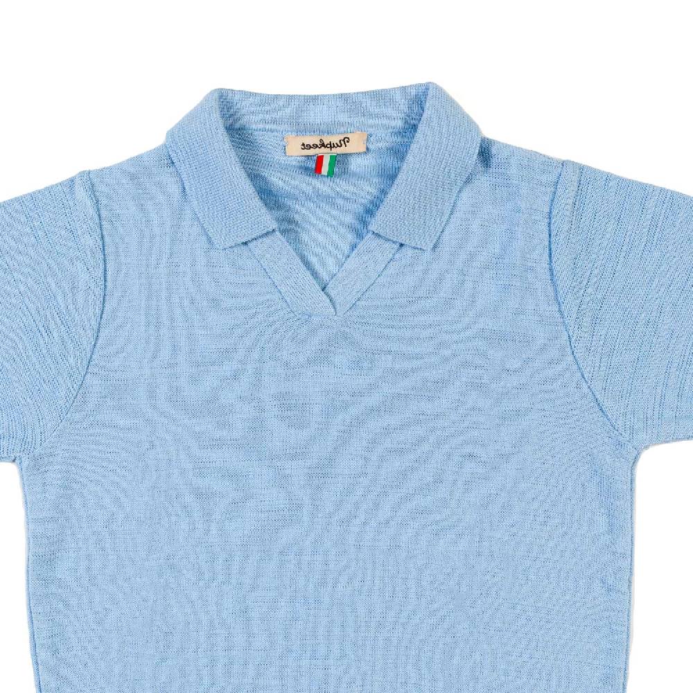 Nupkeet Polo tricot azzurro cielo Taranto In Linea