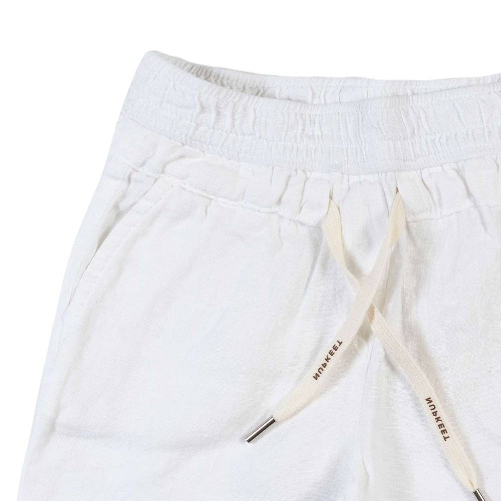 Nupkeet Bermuda lino bianco Napoli Moda