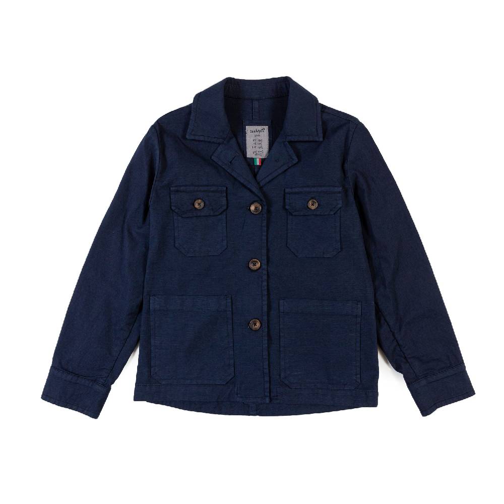 Nupkeet Giacca sahariana blu navy Varese
