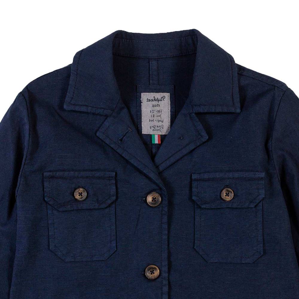 Nupkeet Giacca sahariana blu navy Varese Vendita