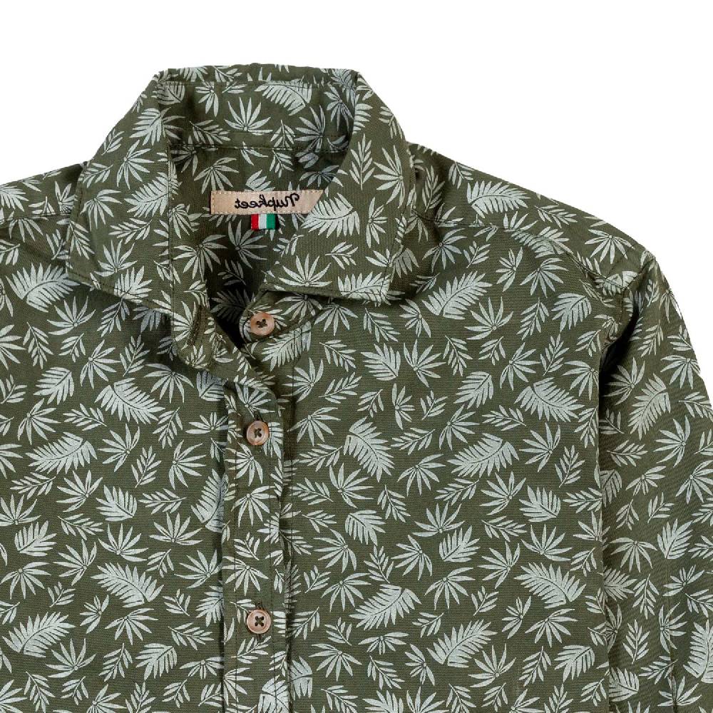 Nupkeet Camicia verde militare Siracusa Pezzi Unici