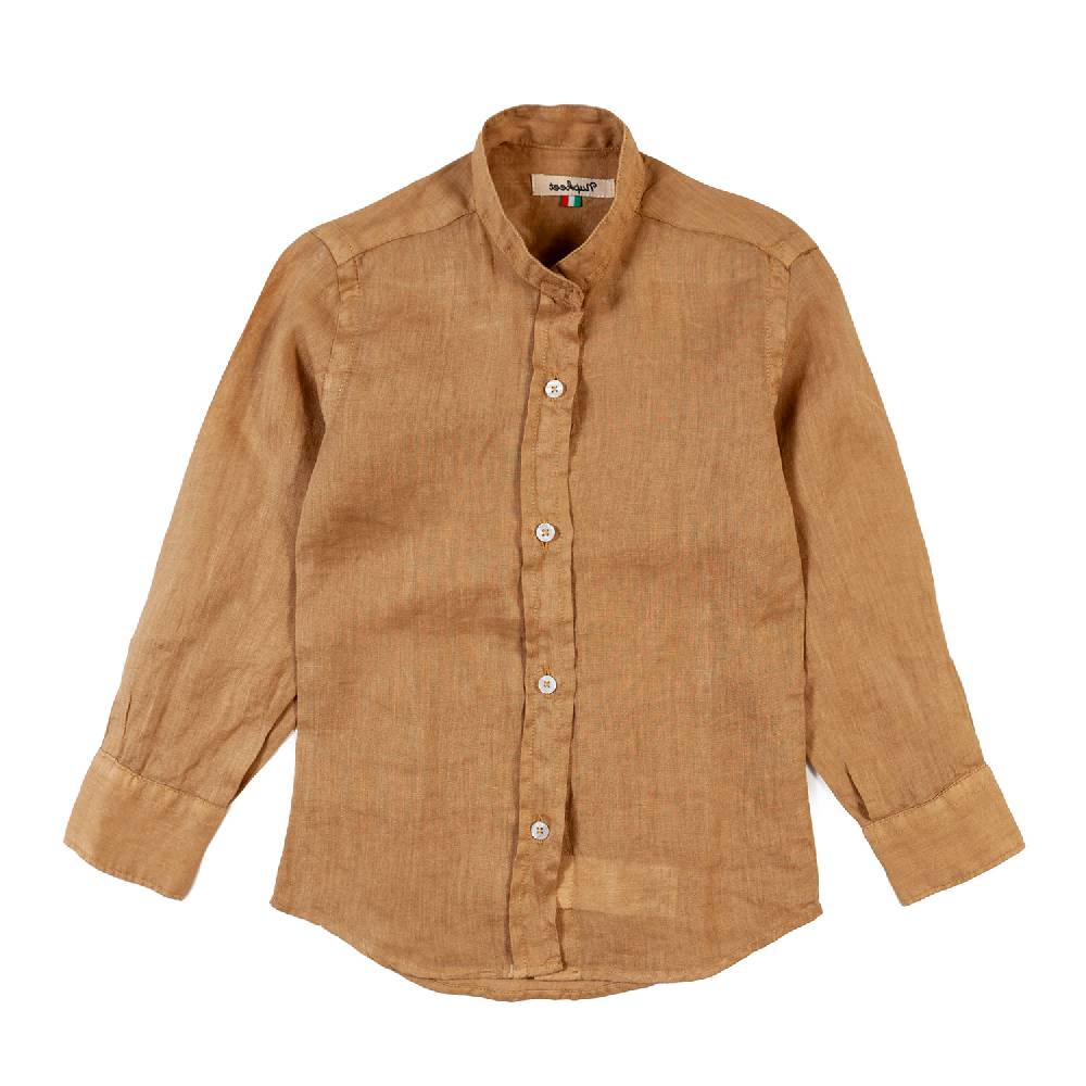 Nupkeet Camicia coreana lino sabbia Catanzaro Negozi Online