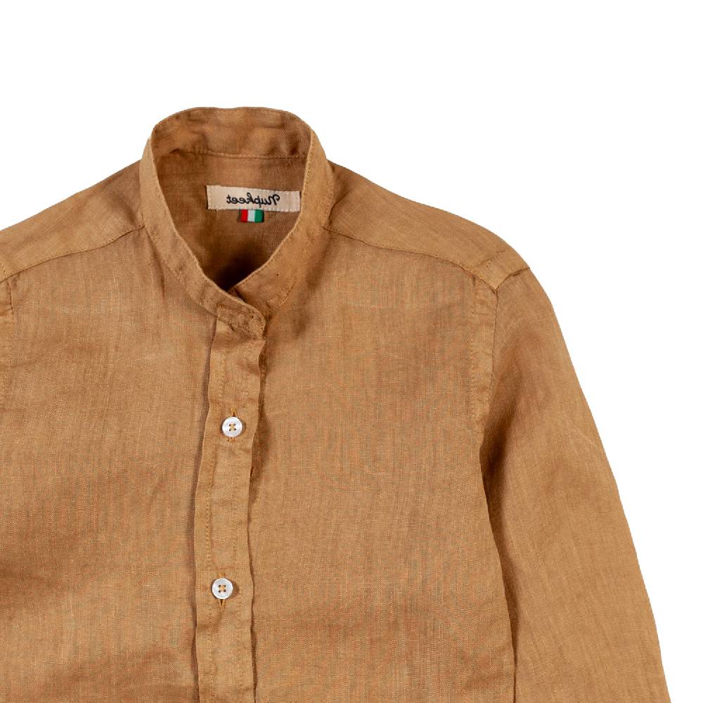 Nupkeet Camicia coreana lino sabbia Catanzaro Negozi Online