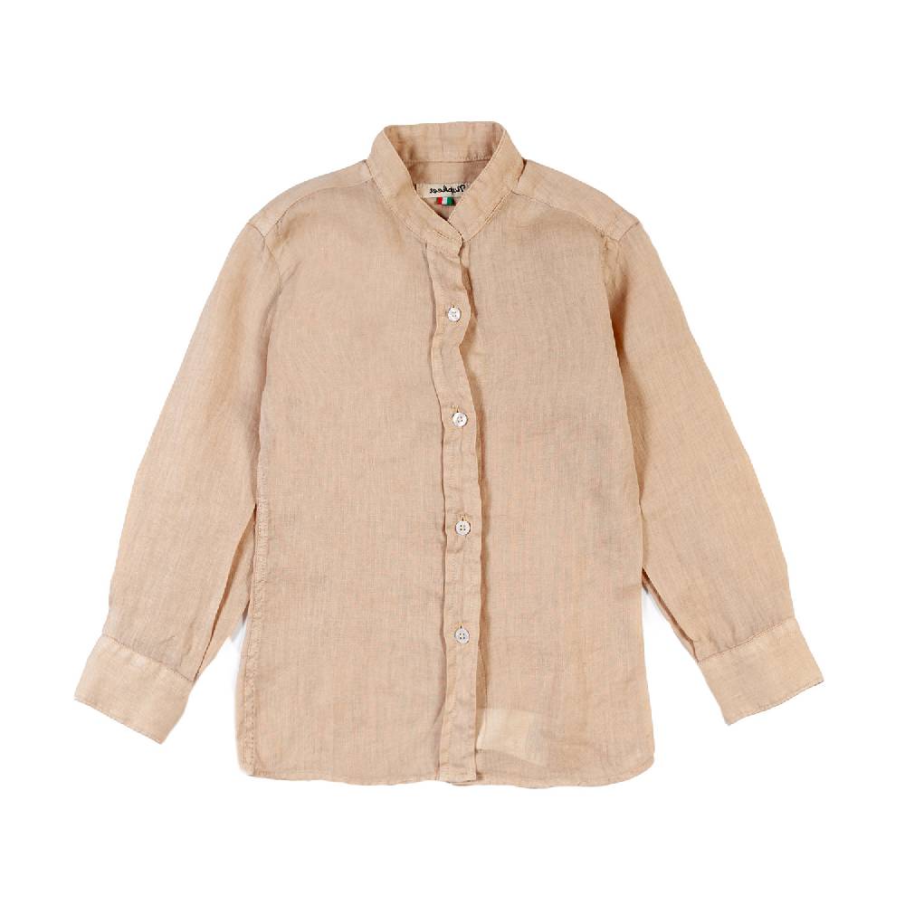 Nupkeet Camicia coreana lino nocciola Catanzaro Acquista Ora