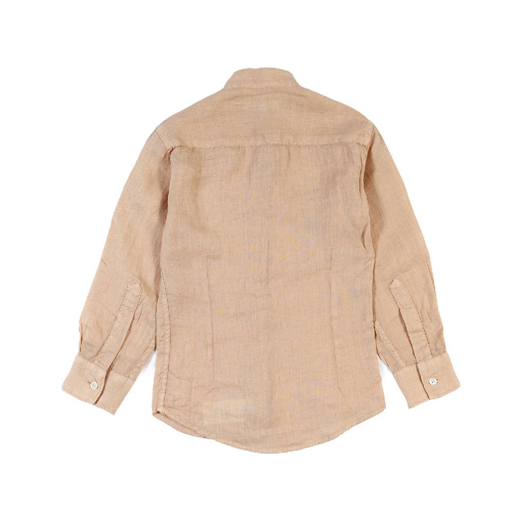 Nupkeet Camicia coreana lino nocciola Catanzaro Acquista Ora