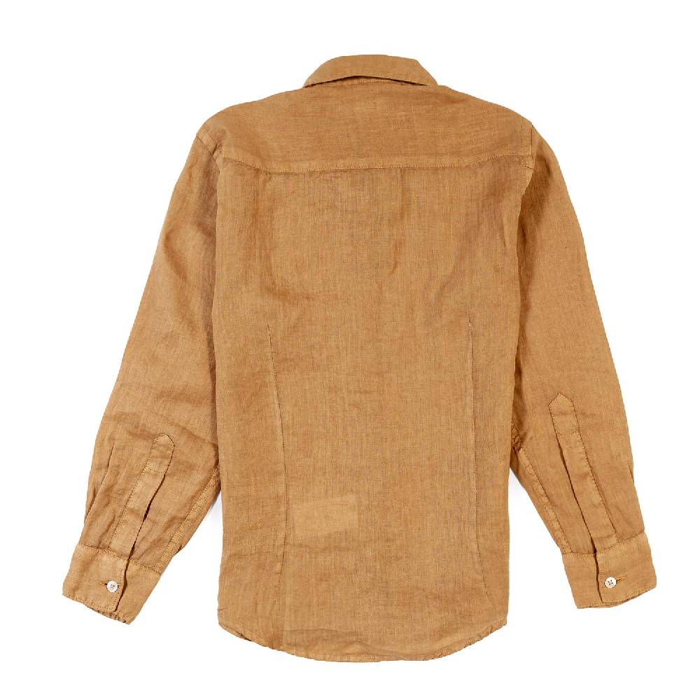 Nupkeet Camicia lino beige sabbia La Spezia Consegna Veloce