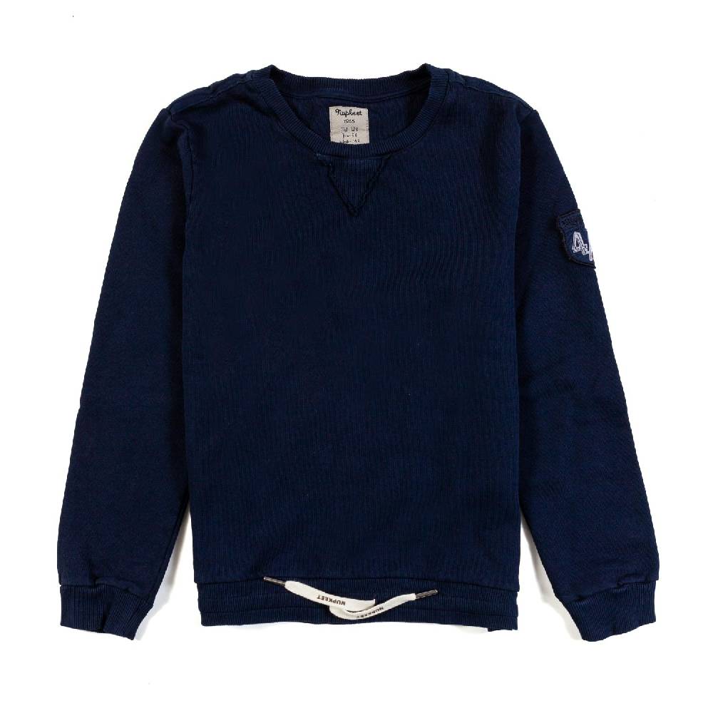 Nupkeet Felpa girocollo blu navy Bologna Outlet