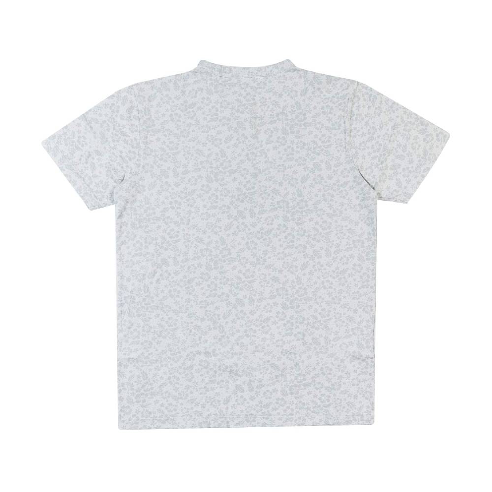 Nupkeet T-shirt serafino grigio perla Trieste Hotsell
