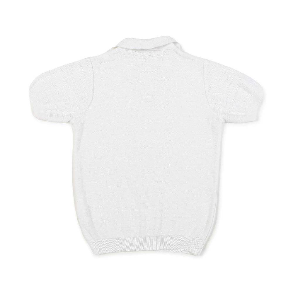 Nupkeet Polo tricot bianca Taranto In Saldo