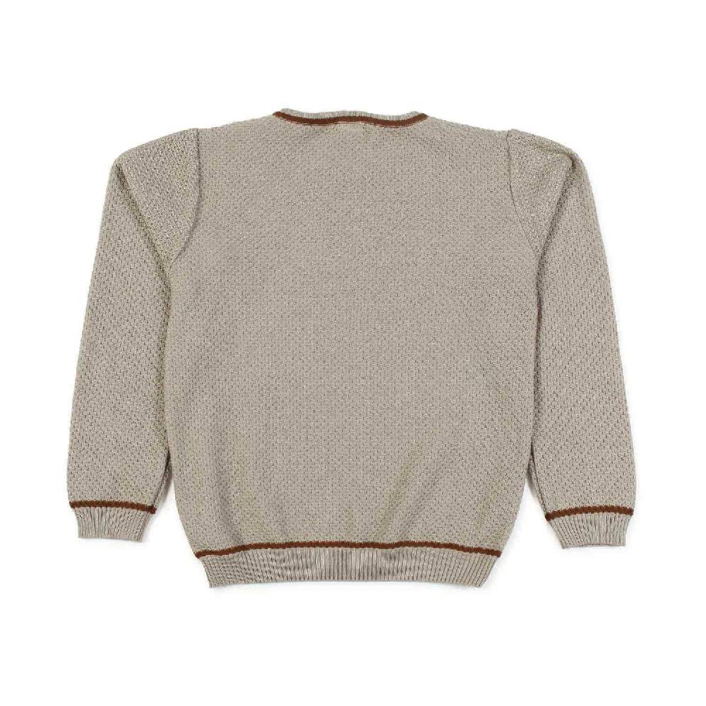 Nupkeet Pullover beige sabbia e cacao Lecce Italy
