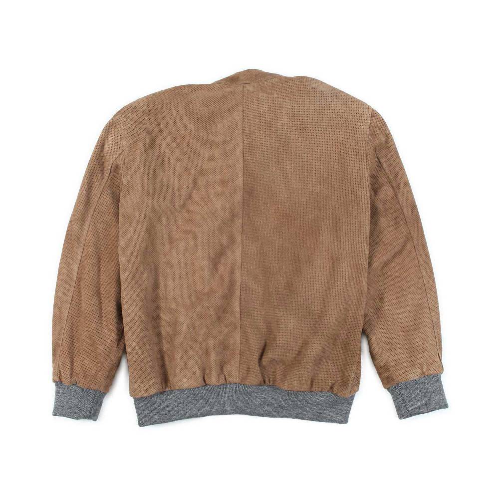 Nupkeet Bomber camoscio marrone Pesaro Italia