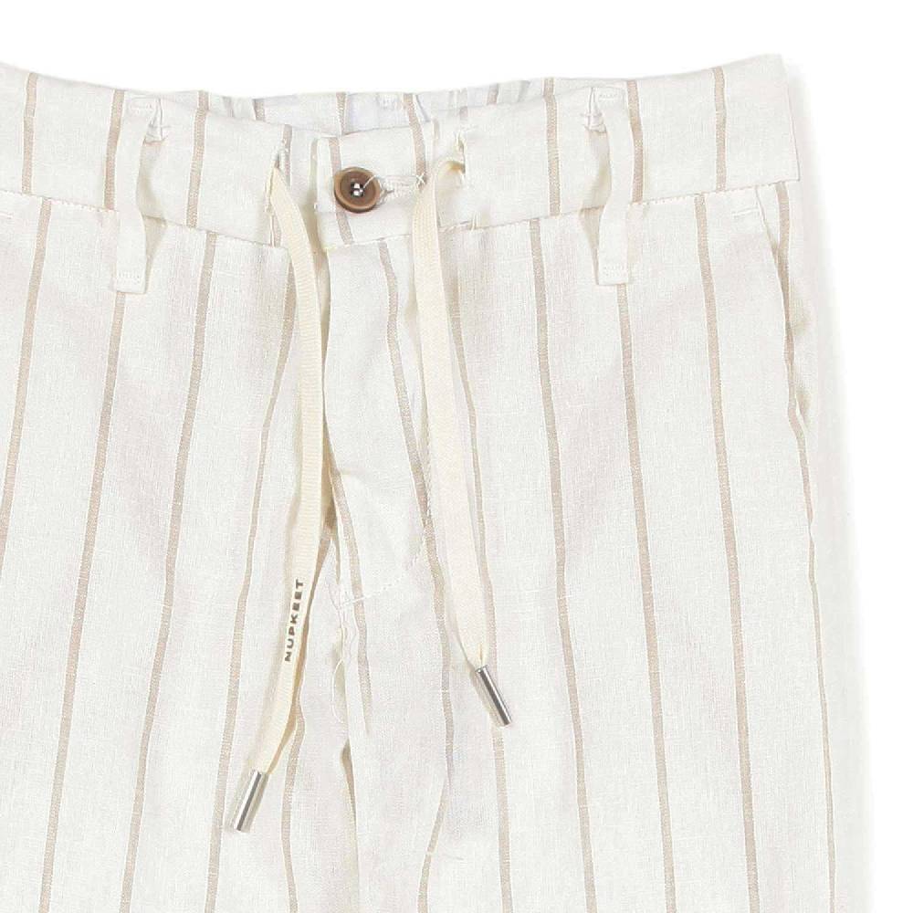 Nupkeet Pantalone panna a righe sabbia Ragusa Shopping Online