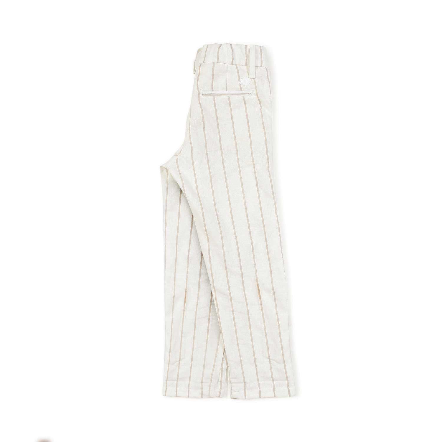Nupkeet Pantalone panna a righe sabbia Ragusa Shopping Online