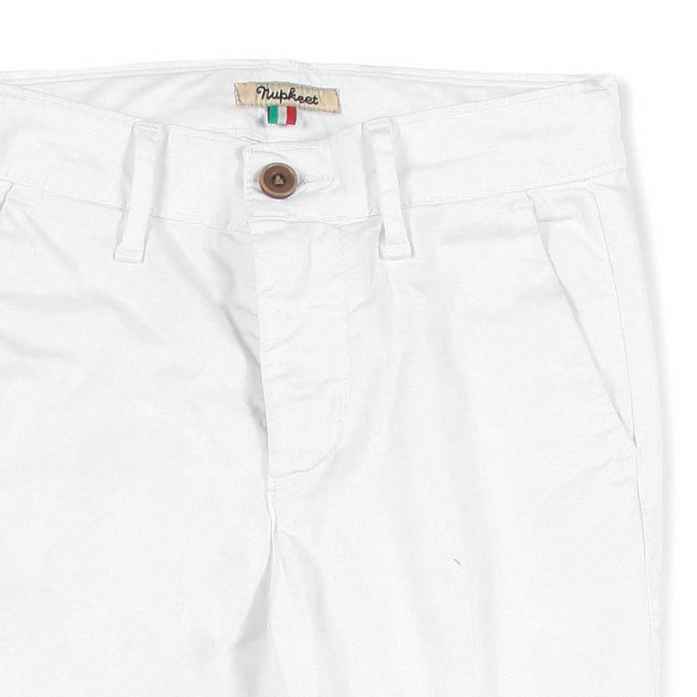 Nupkeet Pantalone raso bianco Piacenza Prezzo Ridotto