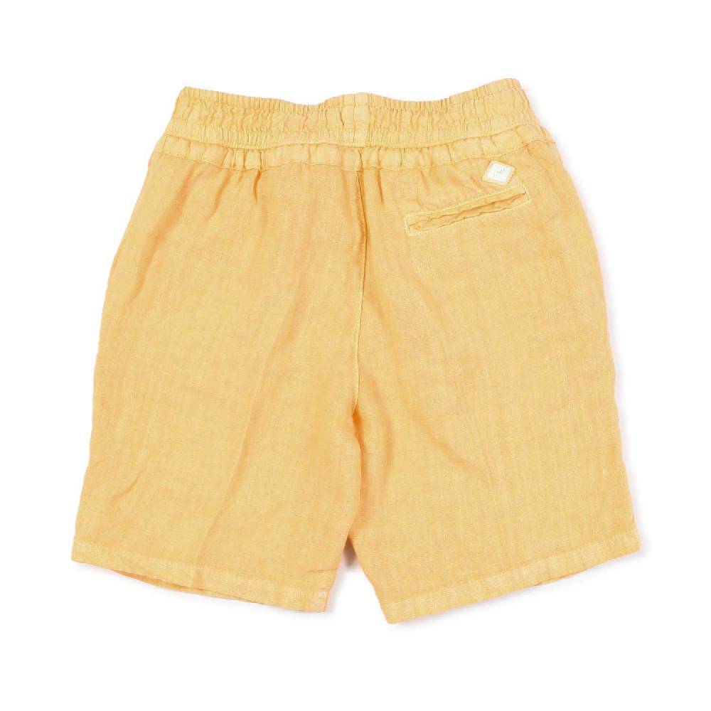 Nupkeet Bermuda lino arancio zucca Napoli Sconto