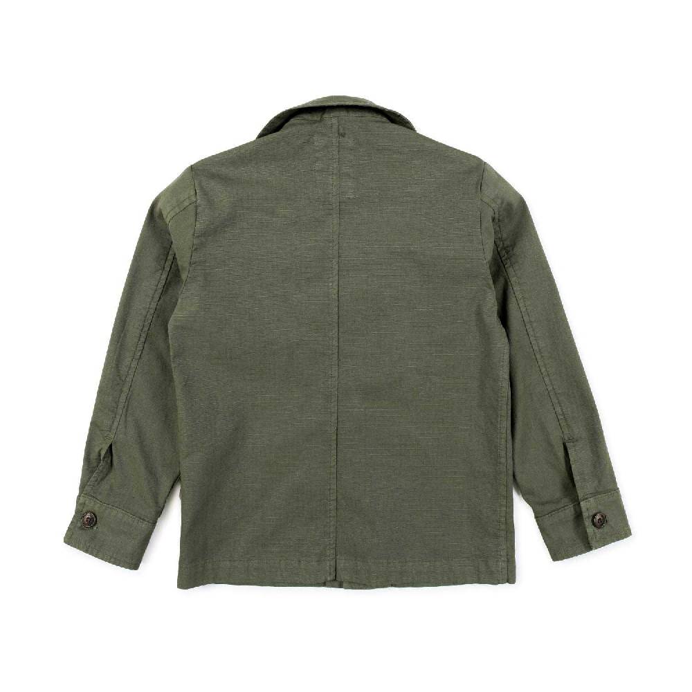 Nupkeet Giacca sahariana verde militare Varese Saldi