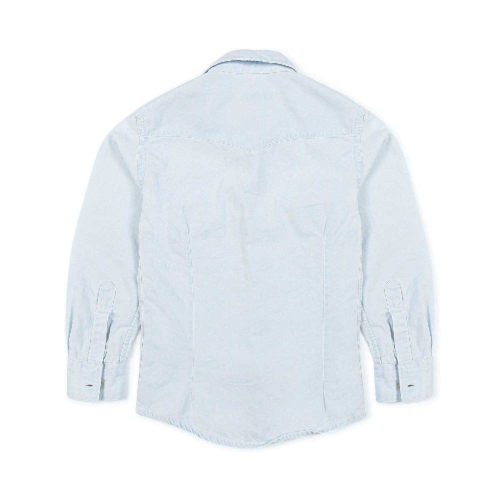 Nupkeet Camicia texana denim blu chiaro Ferrara Hotsell
