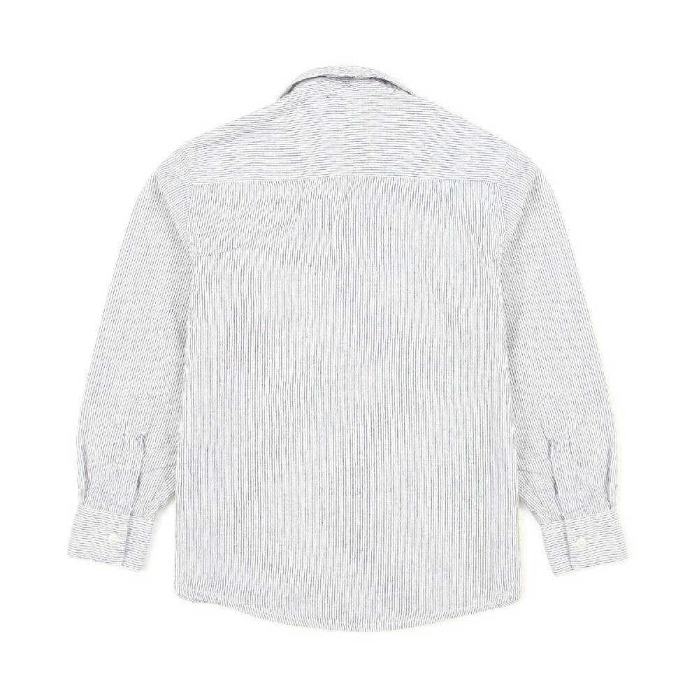 Nupkeet Camicia grigia e nera a righe Modena Vendite Flash