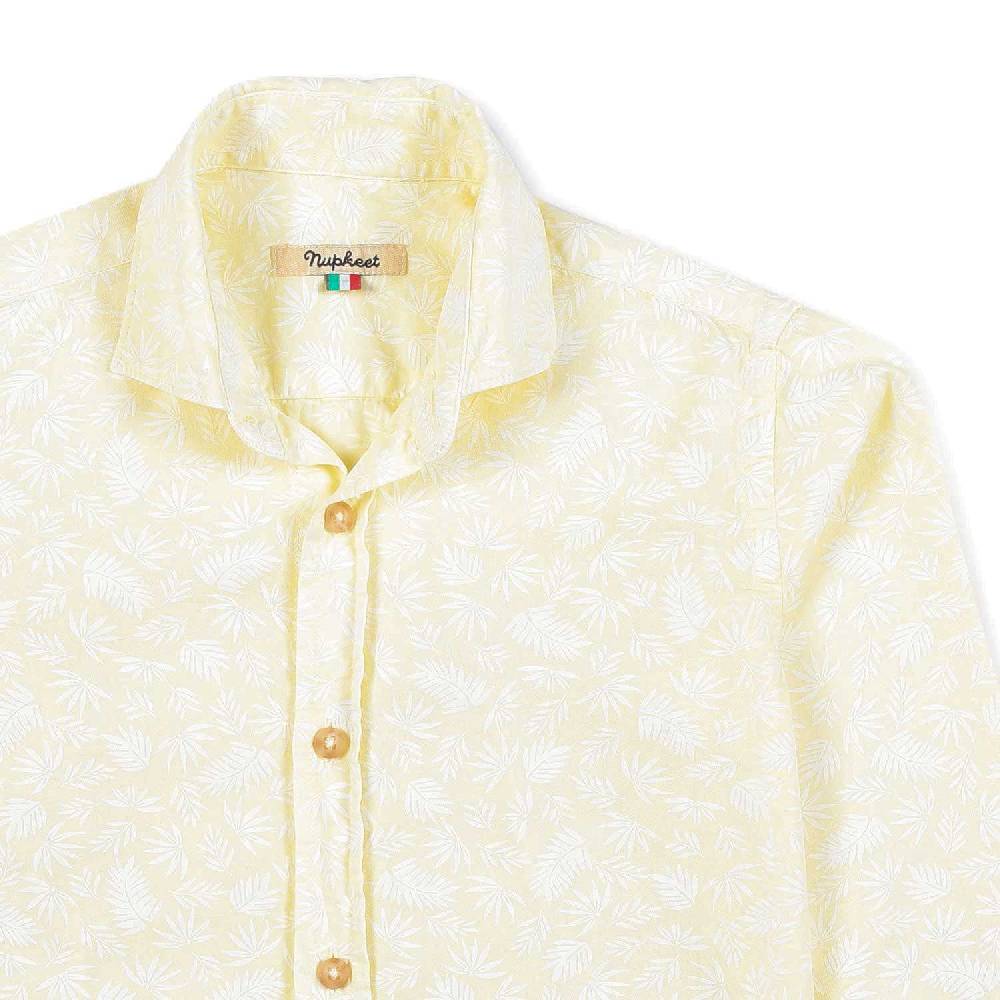 Nupkeet Camicia giallo banana Siracusa In Saldo