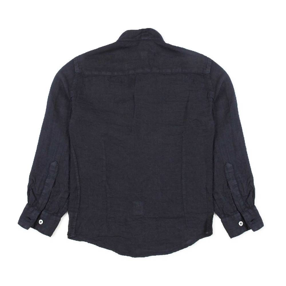 Nupkeet Camicia coreana lino blu Catanzaro Italy