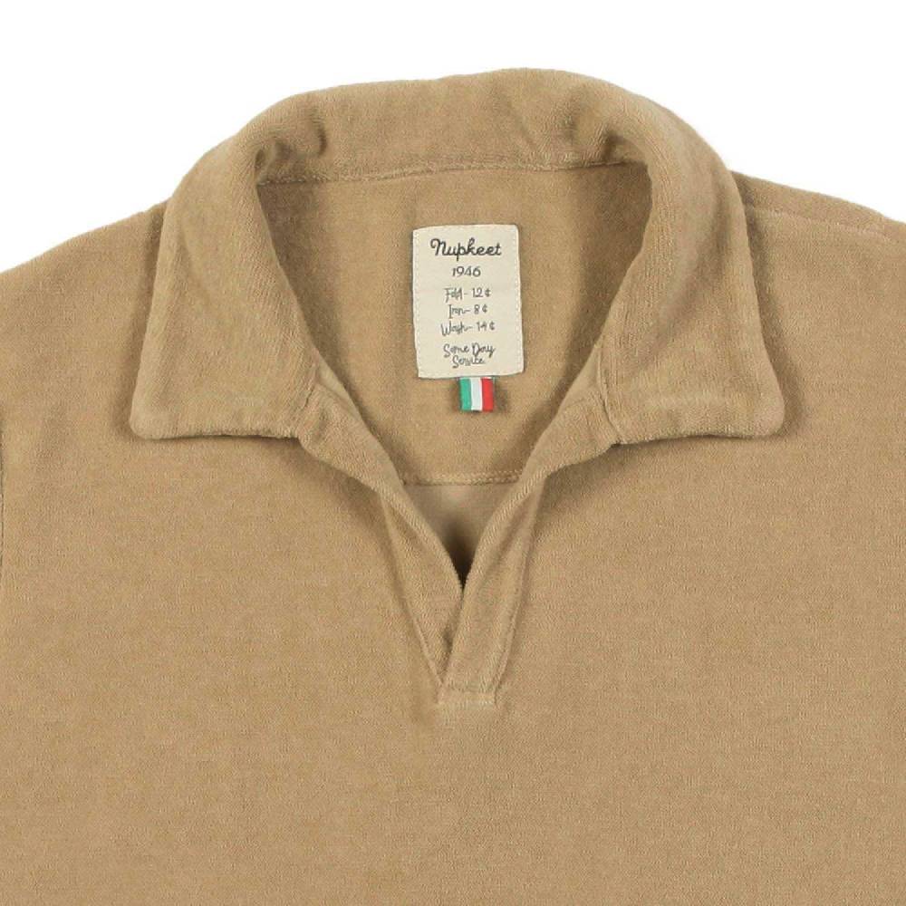 Nupkeet Polo spugna beige sabbia Cesena Vendita
