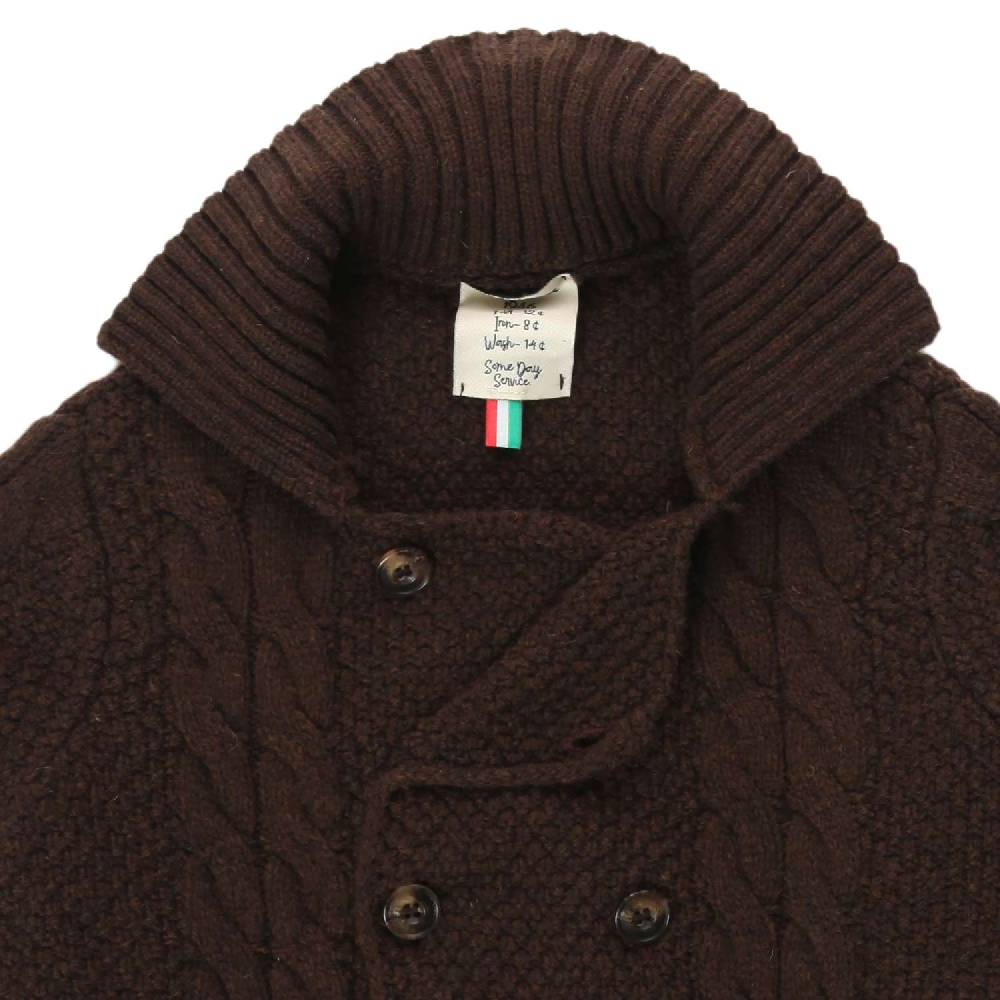 Nupkeet Cardigan Tiberio marrone moro Sconto
