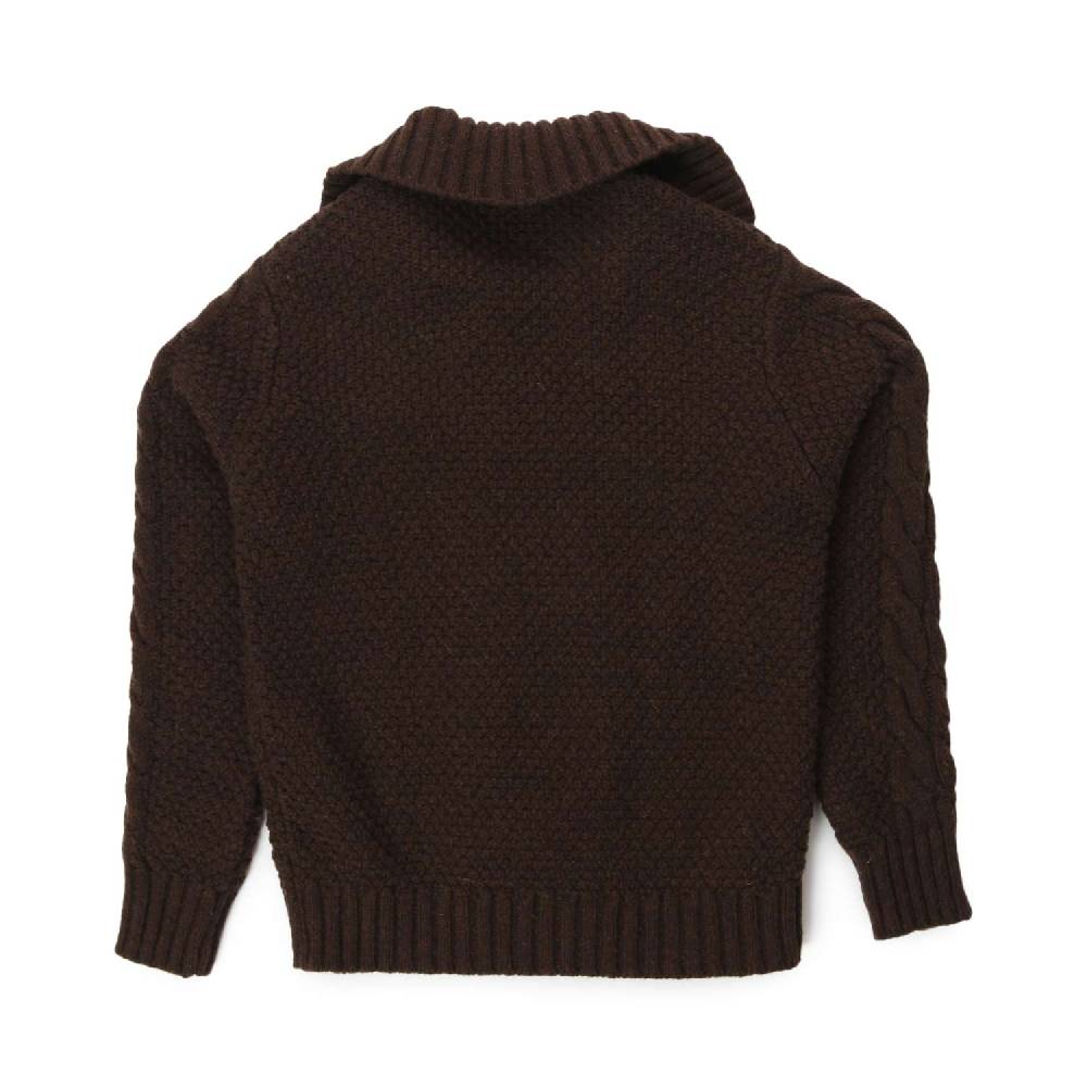 Nupkeet Cardigan Tiberio marrone moro Sconto