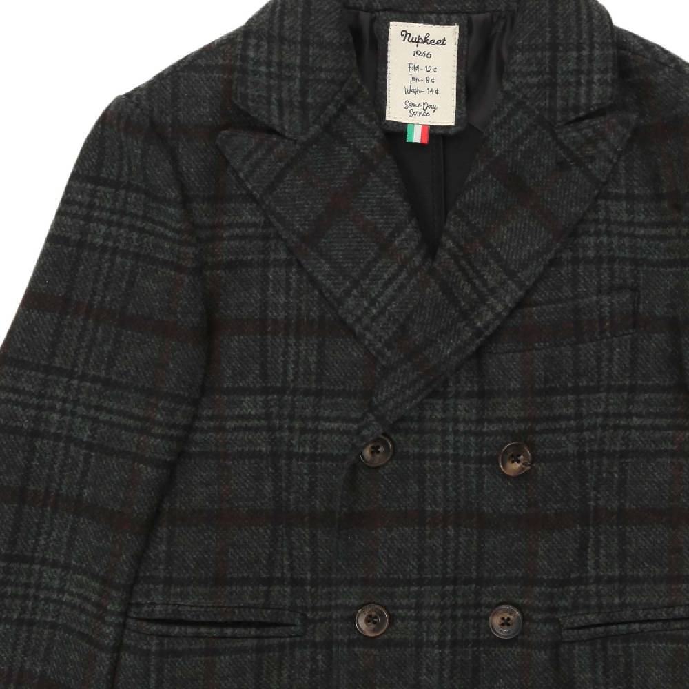 Nupkeet Giacca Rino doppiopetto tartan Hotsell
