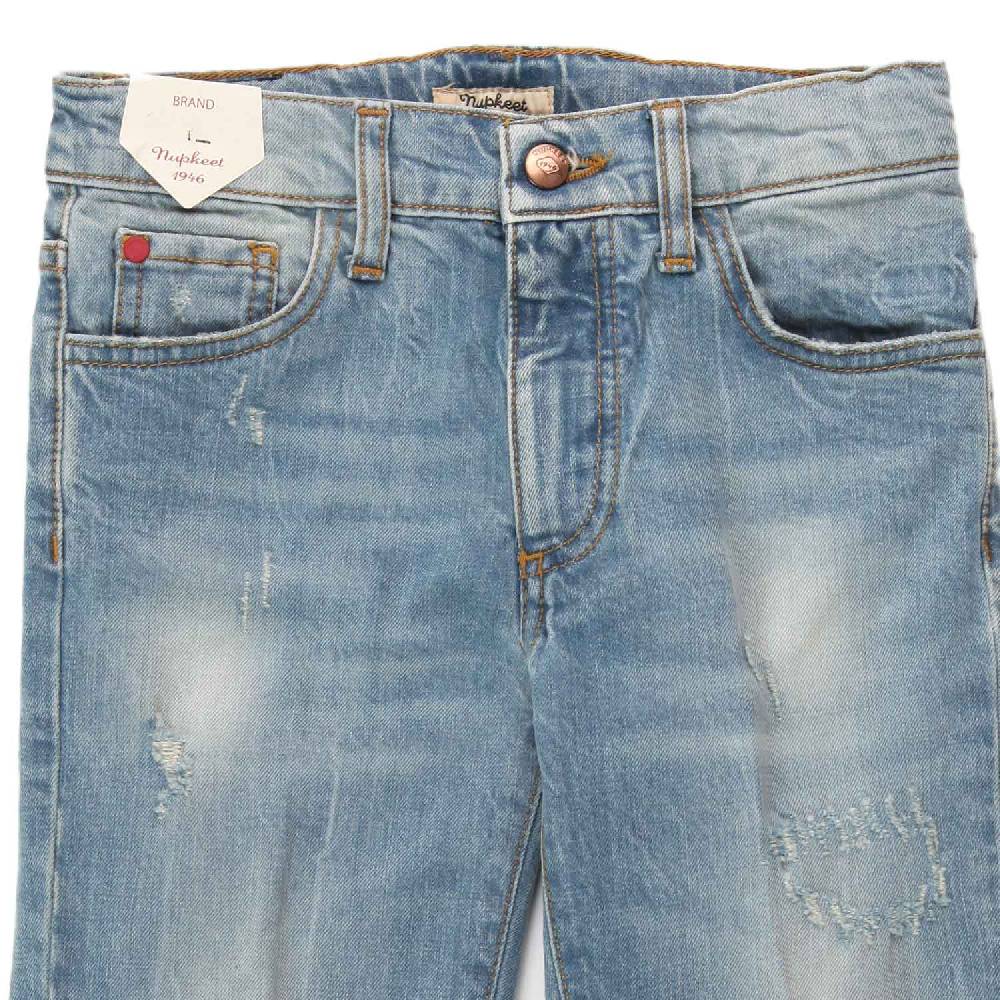 Nupkeet Jeans Augusto blu chiaro sporcato I Più Venduti
