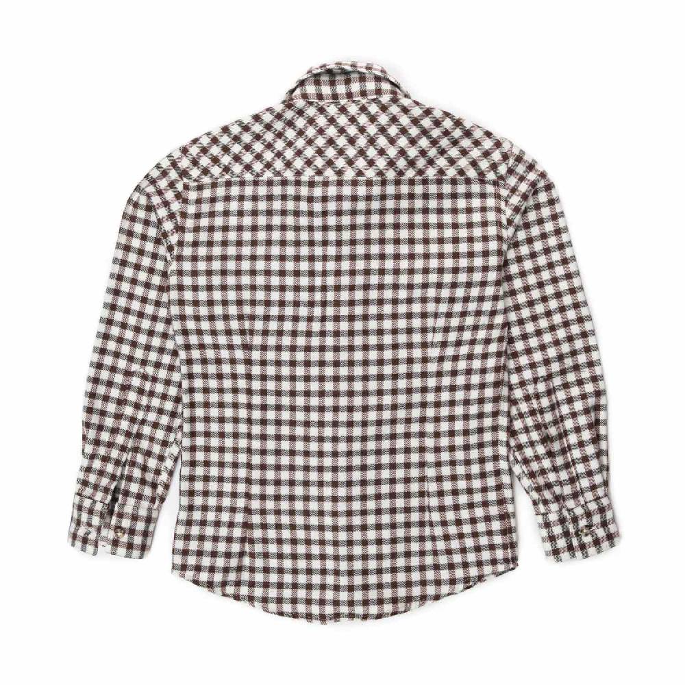 Nupkeet Camicia vichy marrone Genny Vendita