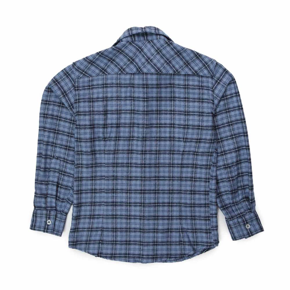 Nupkeet Camicia Ulrico check azzurra Consegna Veloce