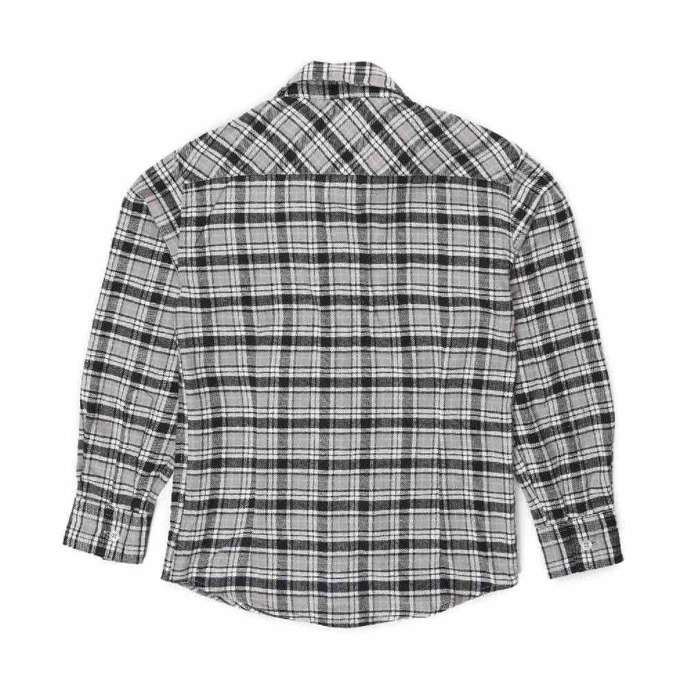 Nupkeet Camicia Romolo check grigia e nera Promozione Limitata