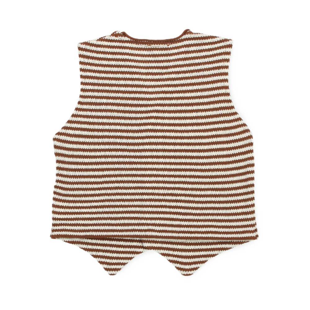 Nupkeet Gilet Gomera a righe In Saldo