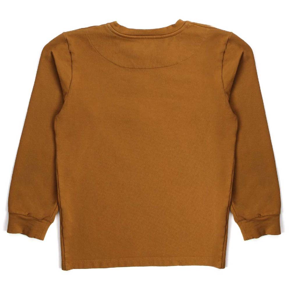 Nupkeet Scimmia Ocra – T-shirt a manica lunga bambino e teen 2025