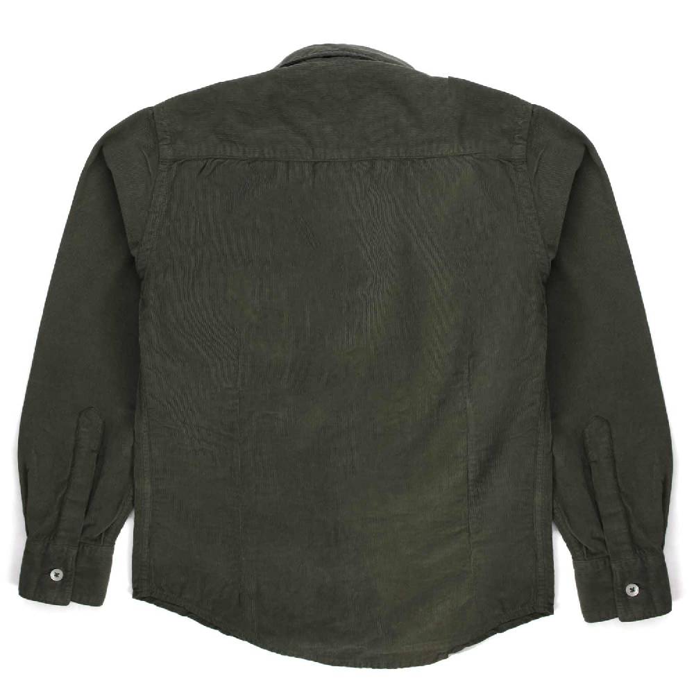 Nupkeet Drago verde militare – Camicia in velluto leggero In Linea
