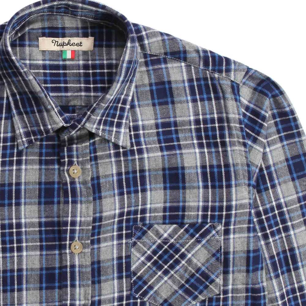 Nupkeet Daino check – Camicia in flanella multicolor Qualità