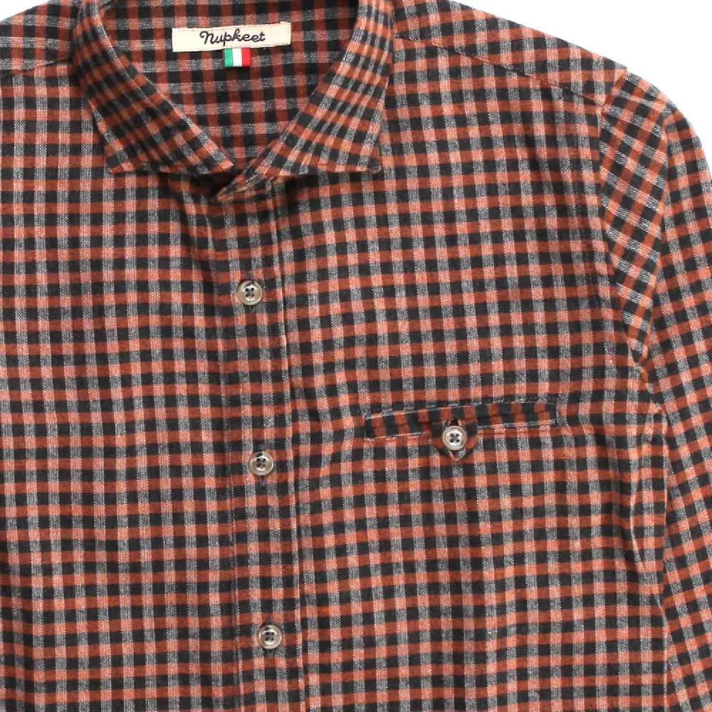 Nupkeet Ghiro a quadretti – Camicia in flanella multicolor Vendita