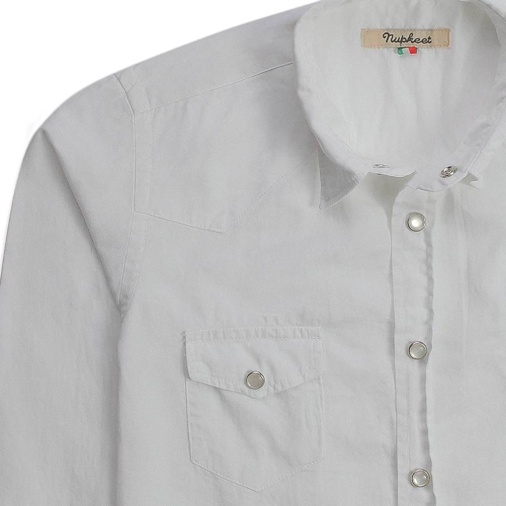 Nupkeet Gufo bianca – Camicia texana in gabardine Acquista Ora