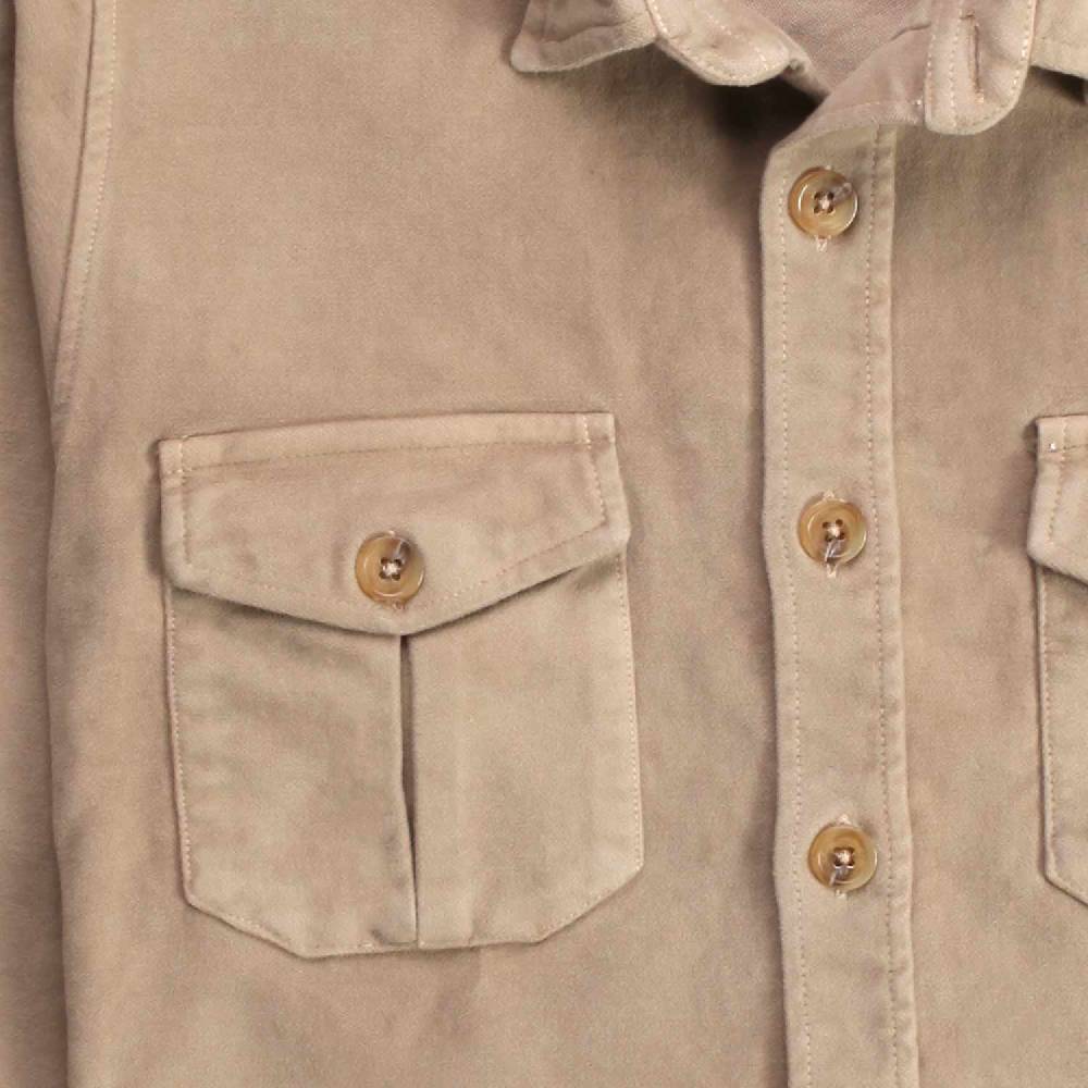 Nupkeet Canarino gianduia – Giacca a camicia in fustagno Consegna Veloce