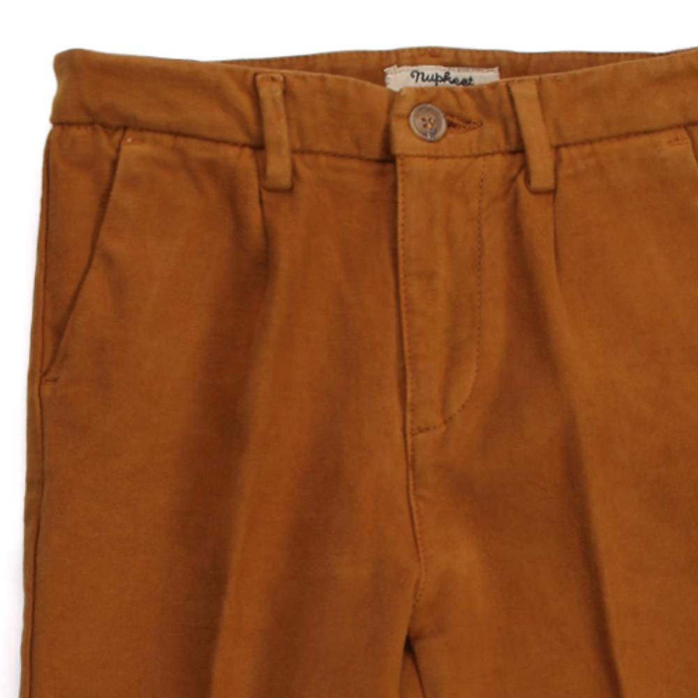 Nupkeet Gallo ocra – Pantalone fustagno bambino e teen Promozione Limitata