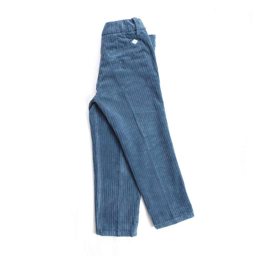 Nupkeet Gatto blu avio – Pantalone in velluto bambino e ragazzo Shopping Online