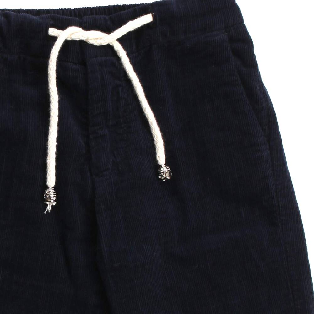 Nupkeet Aragosta blu scuro – Pantalone in velluto millerighe Presa