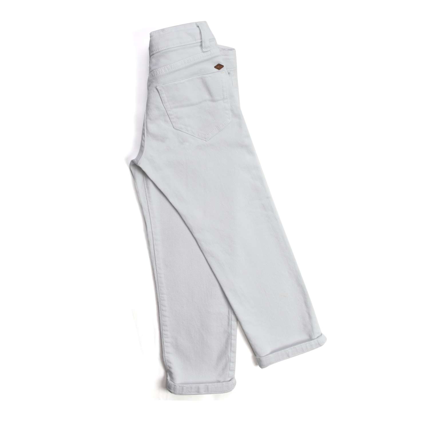 Nupkeet Biscia bianco – Pantalone 5 tasche bambino e teen Offerta