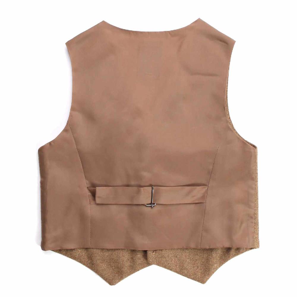 Nupkeet Cobra marrone – Gilet in twill bambino e teenager Vendita calda