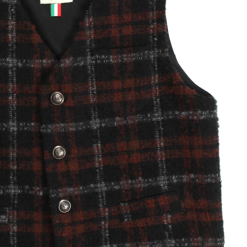 Nupkeet Rapace mattone – Gilet a quadri bambino e teenager Offerta migliore