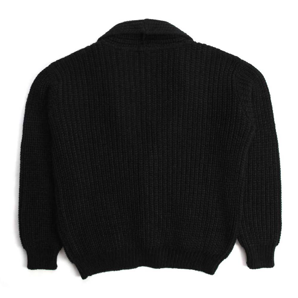 Nupkeet Ghepardo nero – Giacca in tricot a coste Offerte stagionali