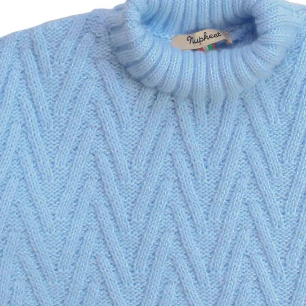 Nupkeet Antilope cielo – Pullover collo alto in tricot Offerte giornaliere