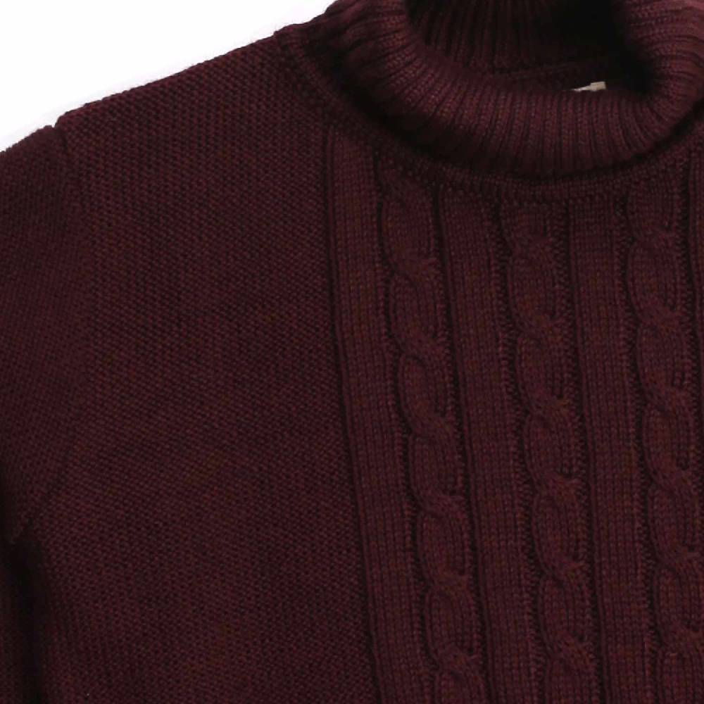 Nupkeet Cane prugna – Pullover collo alto in tricot Super Saving Price