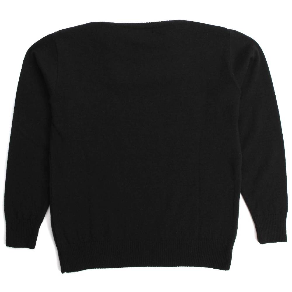 Nupkeet Leopardo nero – Pullover collo alto in tricot stretch Offerta settimanale