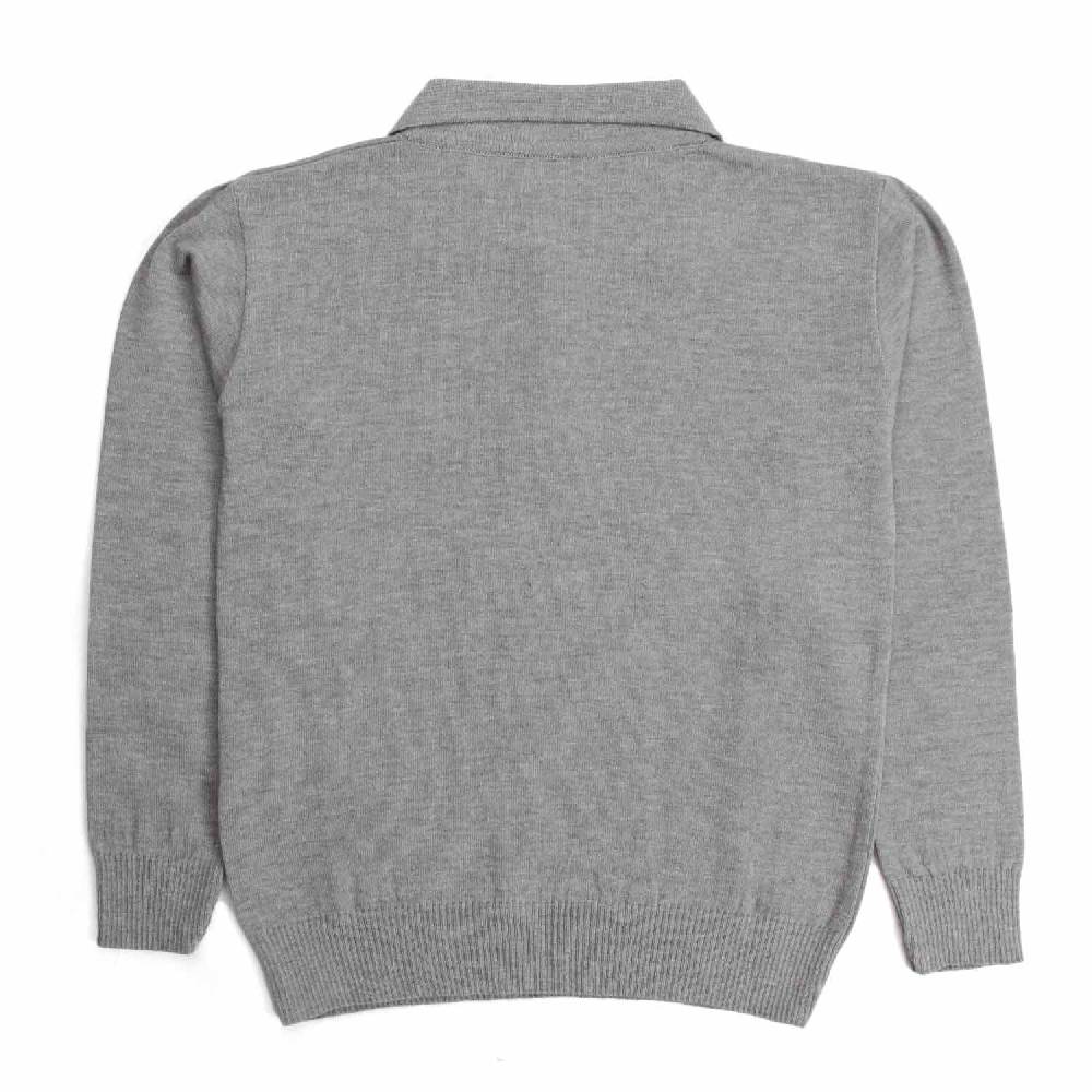 Nupkeet Gnu grigio chiaro – Polo in tricot stretch Ritorno libero